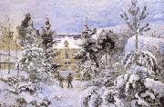 Camille Pissarro Snow scenery Germany oil painting artist